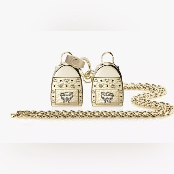 MCM NECKLACE WITH 2 ULTRA CHARMS - Picture 2 of 10